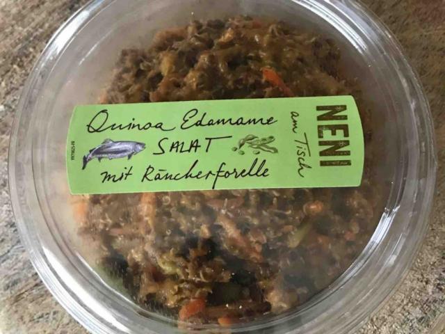 Quinoa Edamame Salat mit Räucherforelle von mickeywiese | Hochgeladen von: mickeywiese