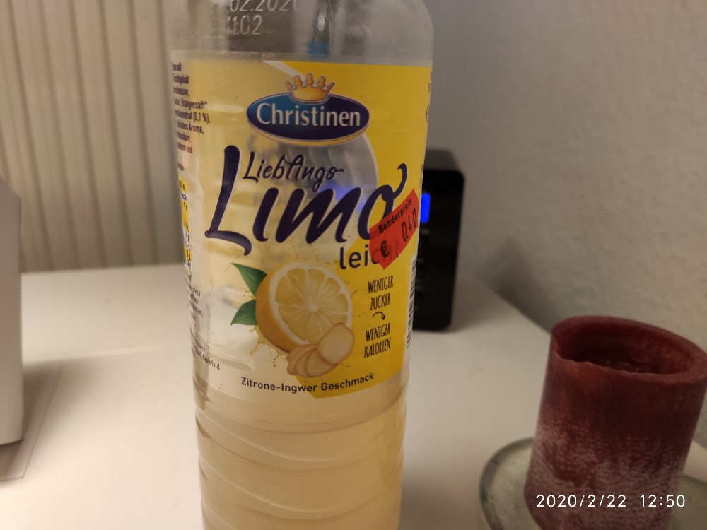 Lieblingslimo leicht, Zitrone Ingwer von Welschkraut | Hochgeladen von: Welschkraut