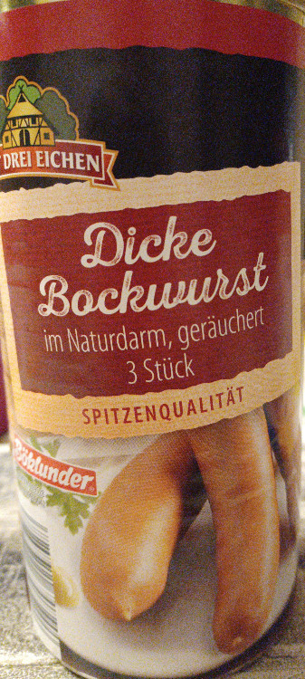 Dicke Bockwurst, Im Naturdarm, geräuchert	 von Elektrifix1803 | Hochgeladen von: Elektrifix1803