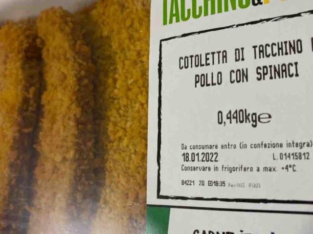 Cotoletta di Tacchino e pollo con spinaci von Adsu | Hochgeladen von: Adsu