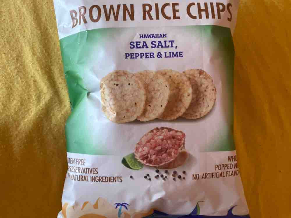 Braun Reis Chips (Sea salt, pepper & lime) von marlinkrst | Hochgeladen von: marlinkrst