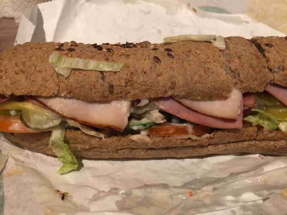 Subway Turkey, Ham, Bacon Melt (Vollkorn, Asiago Caesar) von Hal | Hochgeladen von: HalconThule