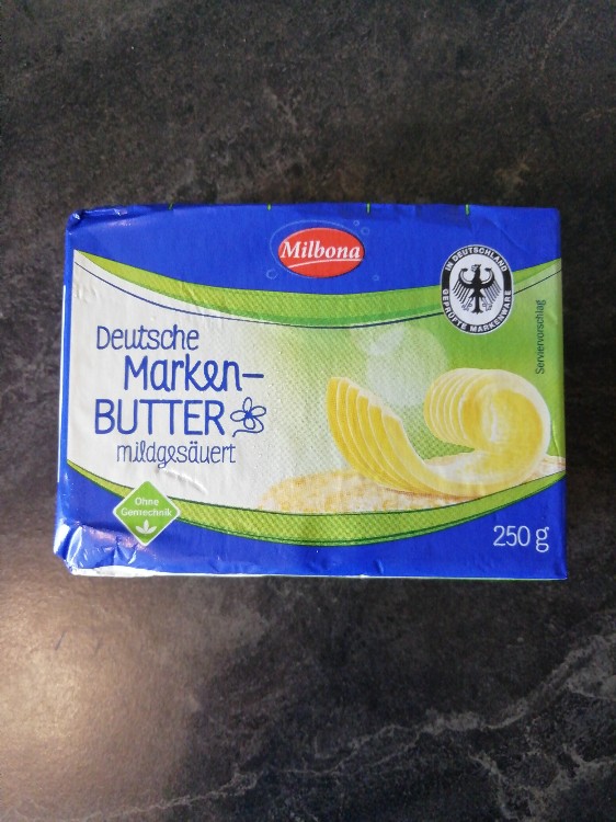 Milbona, Deutsche Marken Butter Kalorien Butter Fddb