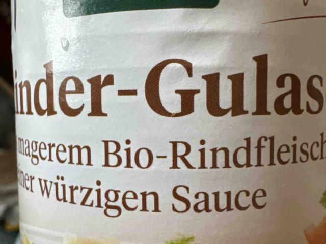 Rinder-Gulasch, aus magerem Bio-Rindfleisch in einer würzigen Sa | Hochgeladen von: Radbaron