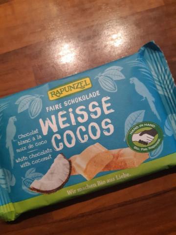 Cocos, weisse Schokolade mit Kokosstücken von Andemat | Hochgeladen von: Andemat