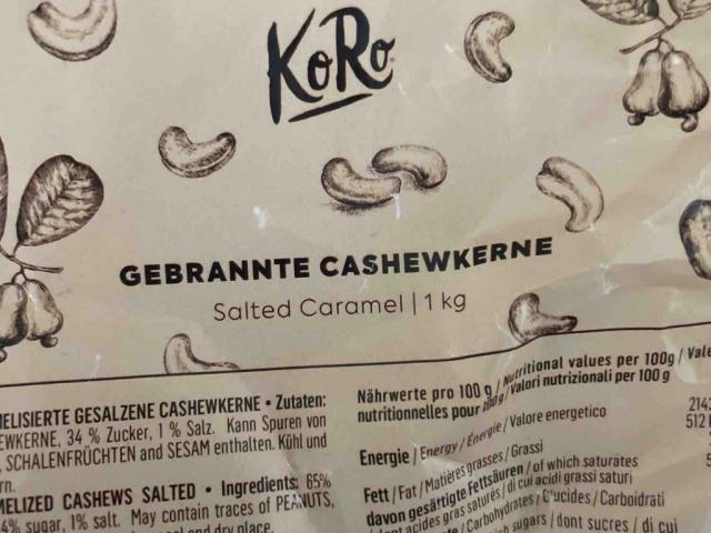 Gebrannte Cashewkerne (salted caramel) von mikaa | Hochgeladen von: mikaa