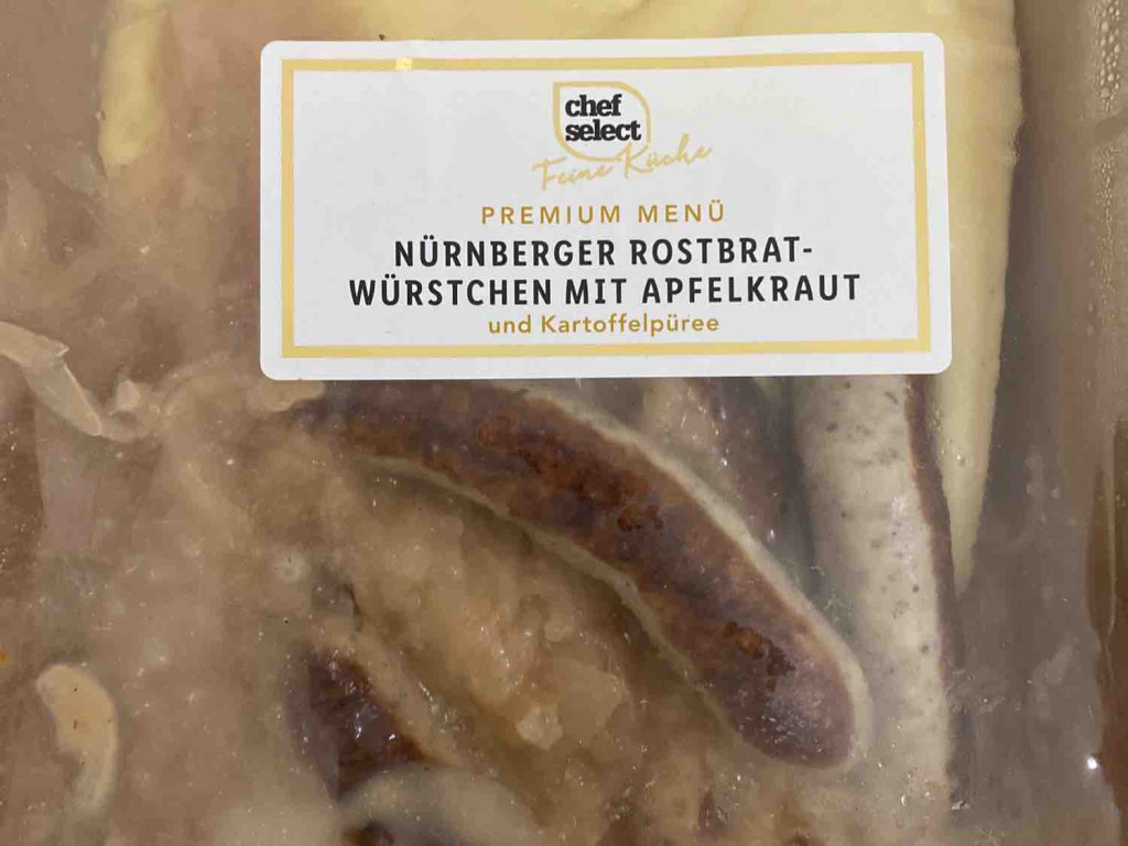 Premium Menü Kartoffelbrei Sauerkraut Nürnberger, Nürnberger von | Hochgeladen von: NinaB93