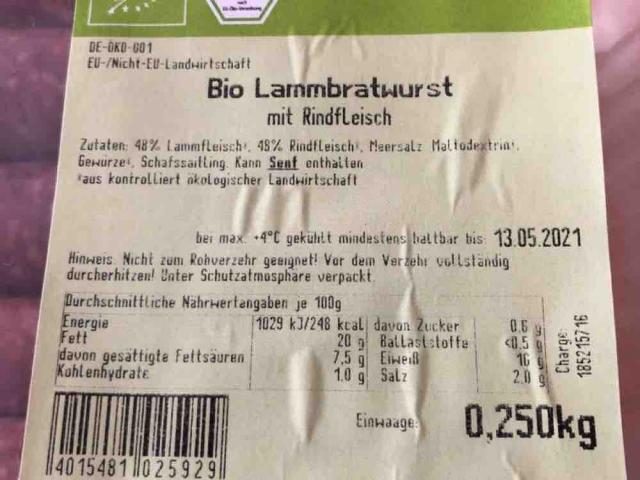 bio-Lammbratwurst, mit Rind von tanjaschulz773 | Hochgeladen von: tanjaschulz773