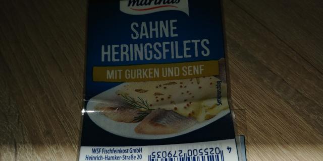 Sahne Heringsfilet, mit Gurken und Senf von sams55 | Hochgeladen von: sams55