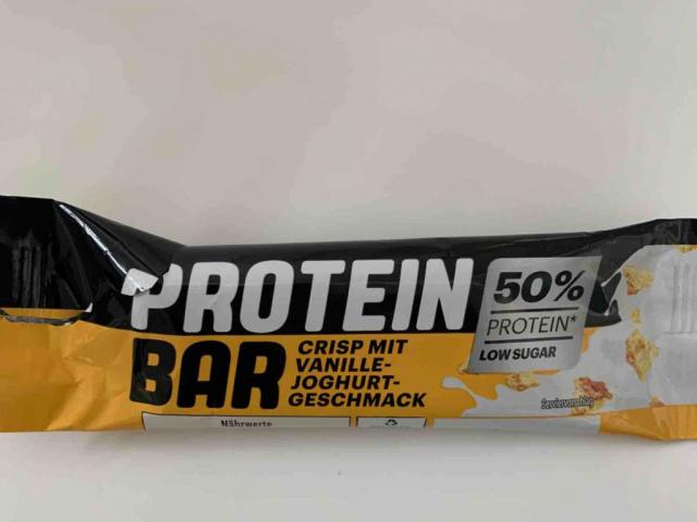 Protein Bar Crisp mit Vanille Joghurt Geschmack, 50% Protein von | Hochgeladen von: MomoSkywalker