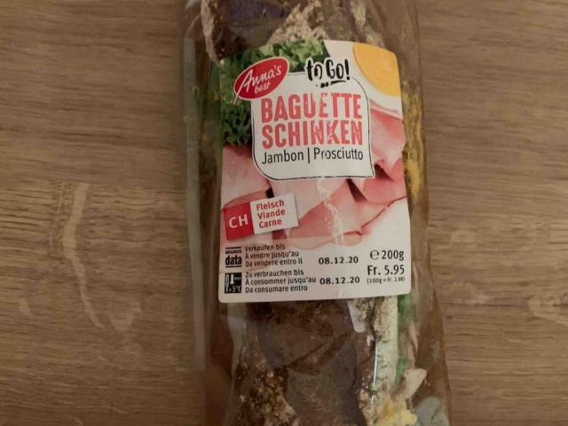 Baguette Schinken von quärkli | Hochgeladen von: quärkli