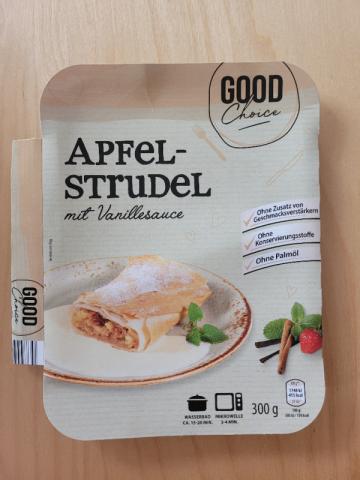 Apfelstrudel, mit Vanillesauce von borntobechild | Hochgeladen von: borntobechild