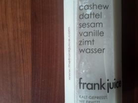 Frank Juice / 6 / Cashew, Dattel, Salz, Vanille, Zimt, Cashe | Hochgeladen von: subtrahine