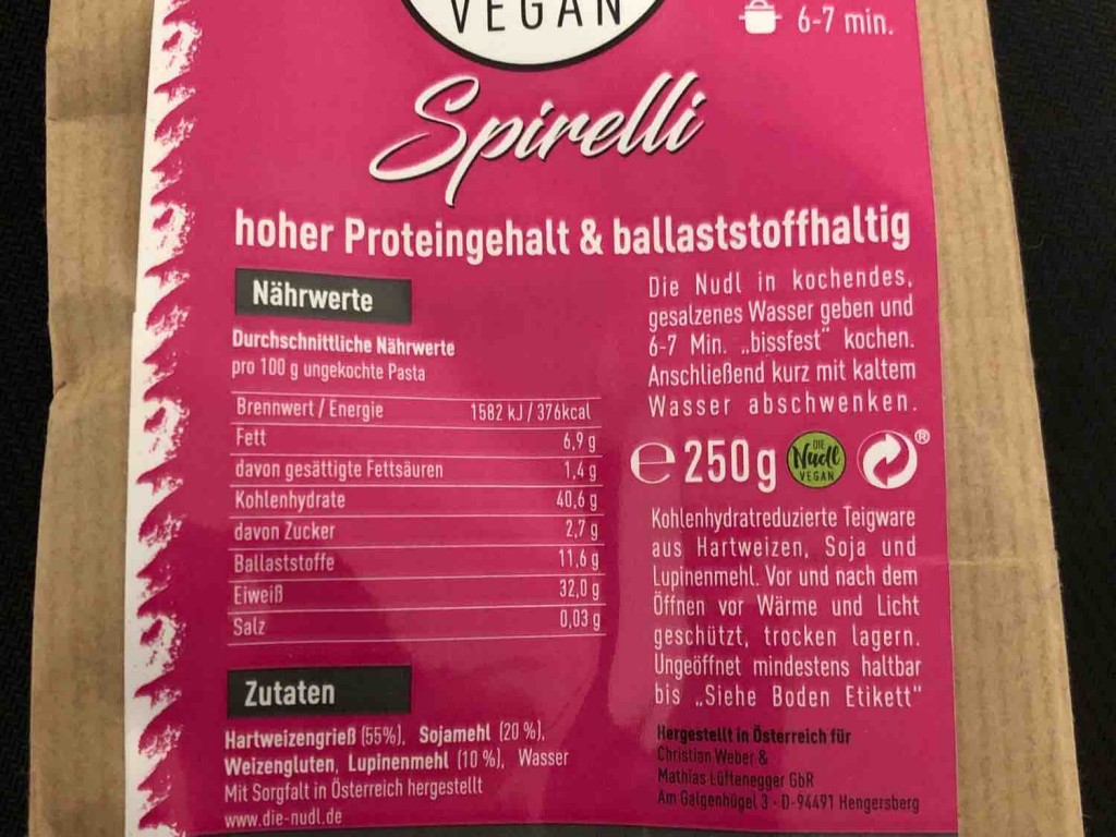 Spirelli - Die Nudl Vegan von Germanherman49 | Hochgeladen von: Germanherman49