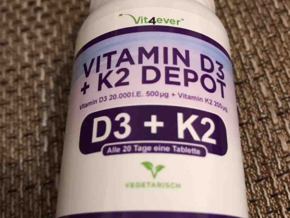 Vitamin D3 + K2 Depot, 20.000 I.E. von Zen Performance | Hochgeladen von: Zen Performance