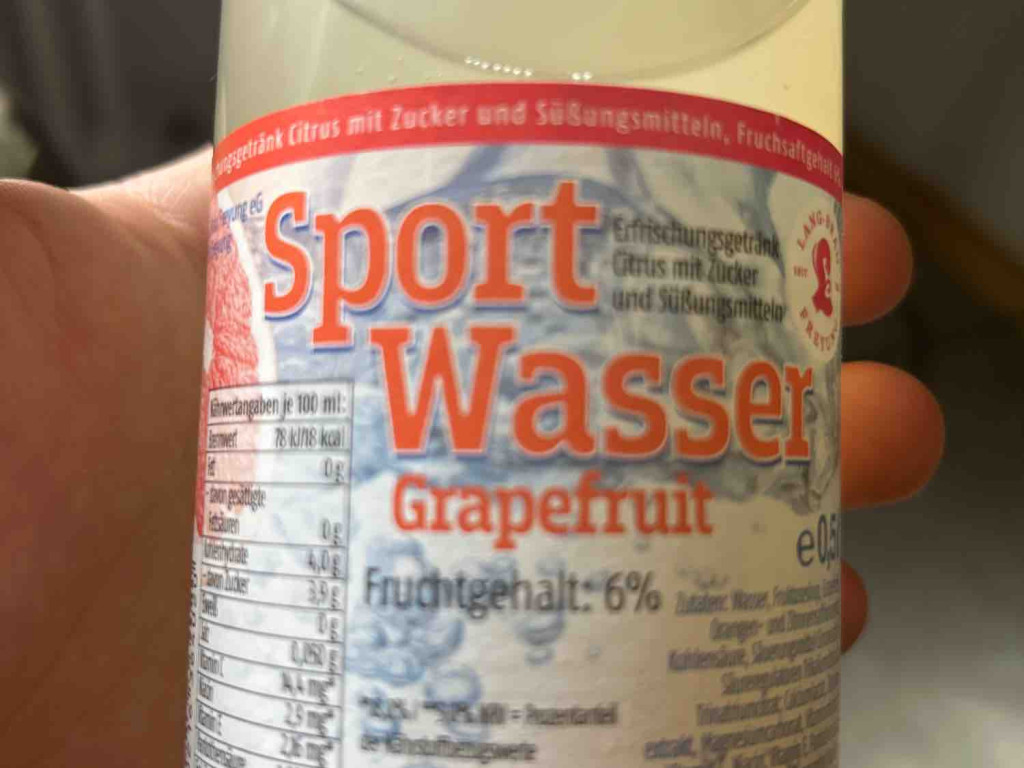 Sportwassser Grapefruit von hdit | Hochgeladen von: hdit