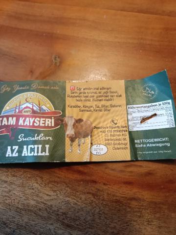 Knoblauchwurst nach Türkischer Art  Sucuk von Isafuchs | Hochgeladen von: Isafuchs