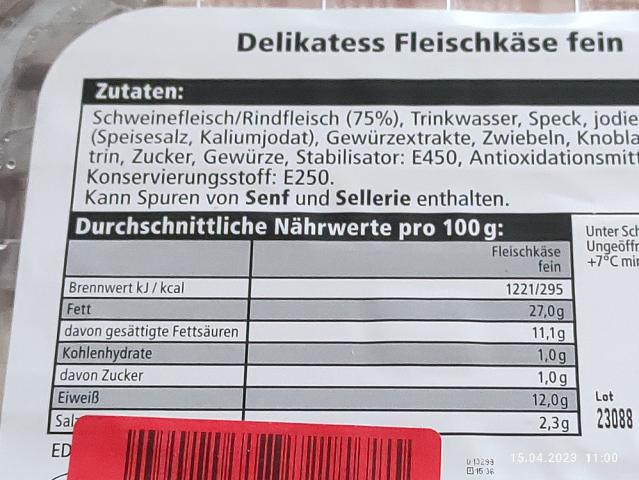 Delikatess Fleischkäse fein von Bernd R. | Hochgeladen von: Bernd R.