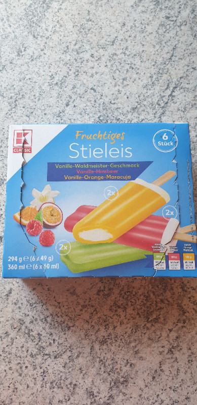 Fruchtiges Stieleis, Vanille-Himbeer von Noulaki | Hochgeladen von: Noulaki