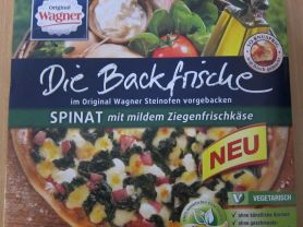 Wagner Die Backfrische, Spinat mit mildem Ziegenfrischlä | Hochgeladen von: Cassilde