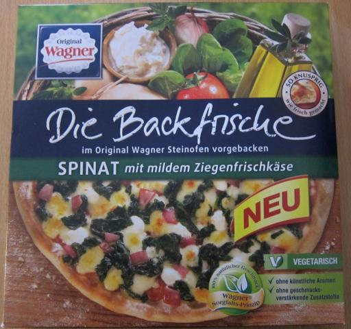 Wagner Die Backfrische, Spinat mit mildem Ziegenfrischlä | Hochgeladen von: Cassilde