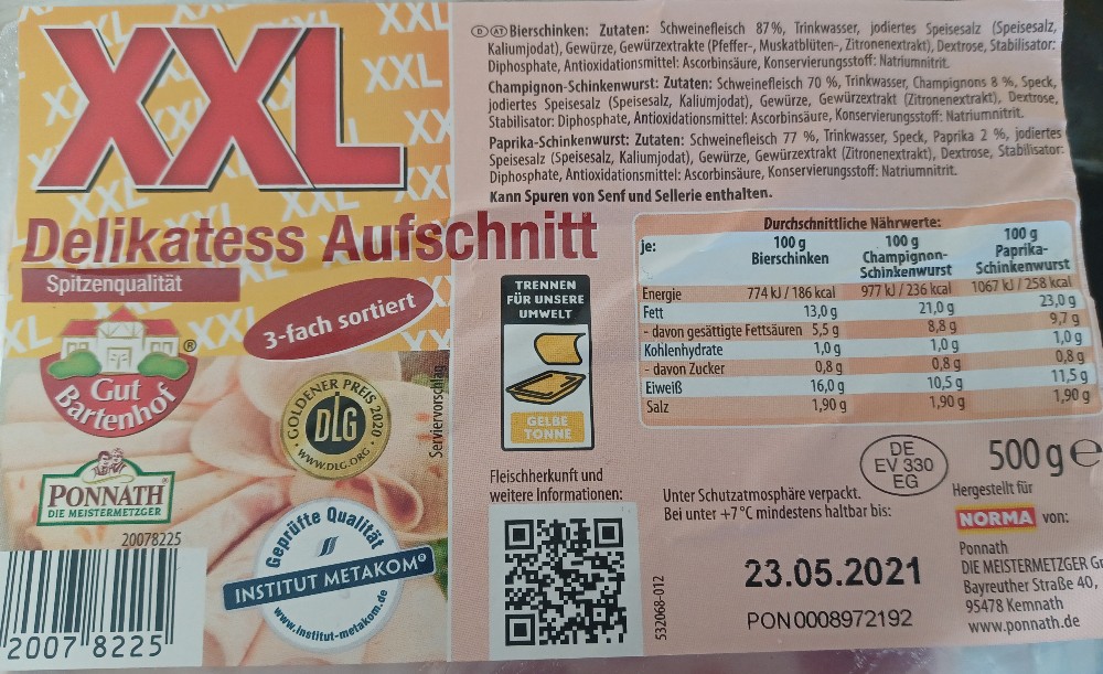 XXL Delikatess Aufschnitt, Champignon Schinkenwurst von Elektrif | Hochgeladen von: Elektrifix1803