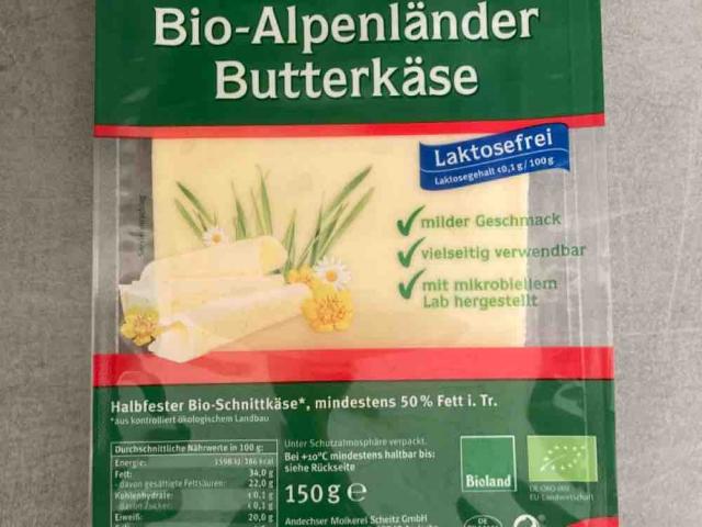 Bio-Alpenländer Butterkäse, Halbfester Schnittkäs | Hochgeladen von: HerrMannsson