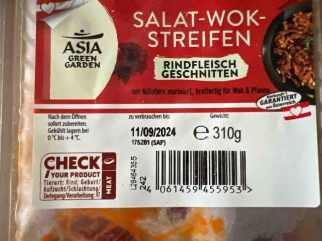 Salat Wok Streifen Rind von dergeselchte | Hochgeladen von: dergeselchte