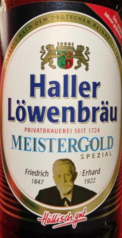Haller Löwenbräu Meistergold, 500 ML | Hochgeladen von: heikoapfelbach