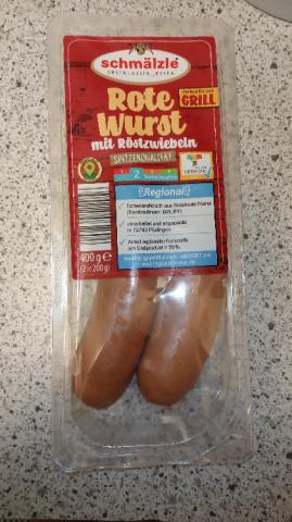 Rote Wurst mit Röstzwiebeln, Aldi von Hugo66 | Hochgeladen von: Hugo66