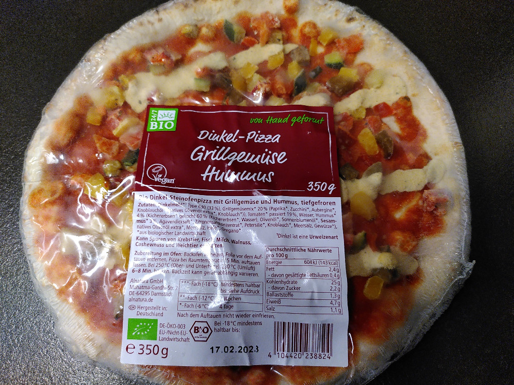24/7 Bio Dinkel-Pizza Grillgemüse Hummus von Dexter DeLonge | Hochgeladen von: Dexter DeLonge