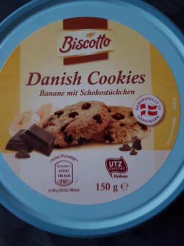 Danish Cookies, Banane mit Schokostückchen von Kathiwf | Hochgeladen von: Kathiwf