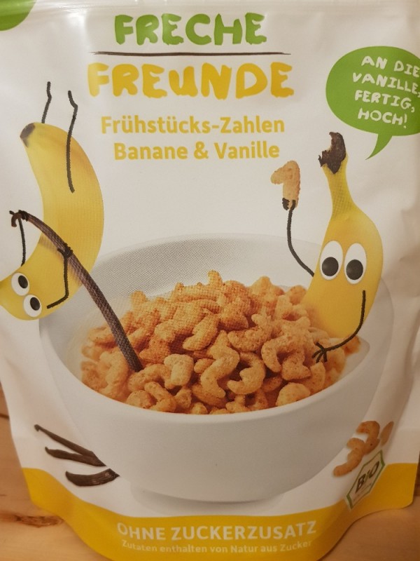 Freche Freunde Frühstücks-Zahlen, Banane & Vanille von Geli1 | Hochgeladen von: Geli12345