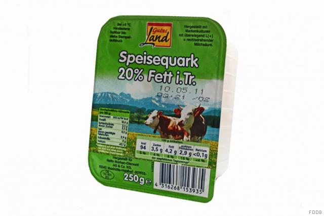 Speisequark,20% Fett (Gutes Land) | Hochgeladen von: JuliFisch