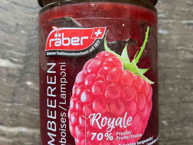 Konfitüre Himbeeren Räber 70% Früchte, Schweizer Konfitüre von s | Hochgeladen von: snake55