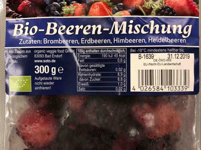 Bio-Beeren-Mischung, Brombeeren, Erdbeeren, Himbeeren, Heidelbee | Hochgeladen von: Stephy84