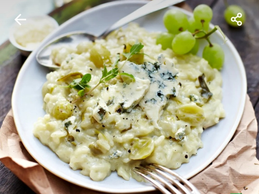 Trauben-Risotto mit Gorgonzola von PeggyK | Hochgeladen von: PeggyK Trauben-Risotto mit Gorgonzola von PeggyK | Hochgeladen von: PeggyK