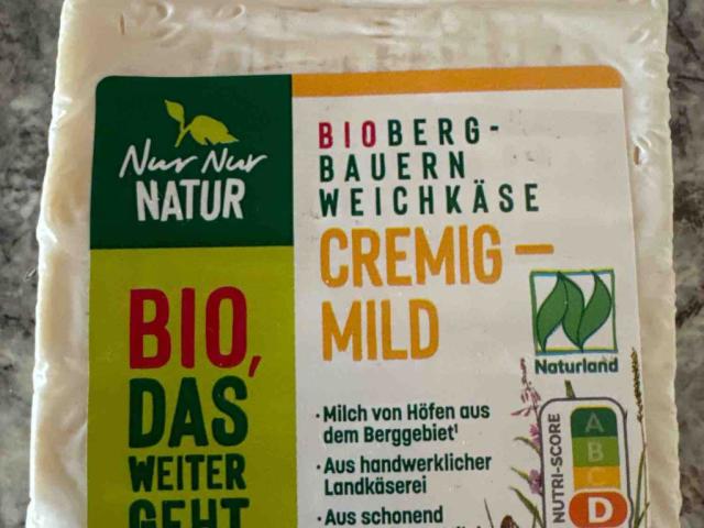 nur nur Natur Bio Berg Bauern Weichkäse, cremig mild von Nadl69 | Hochgeladen von: Nadl69