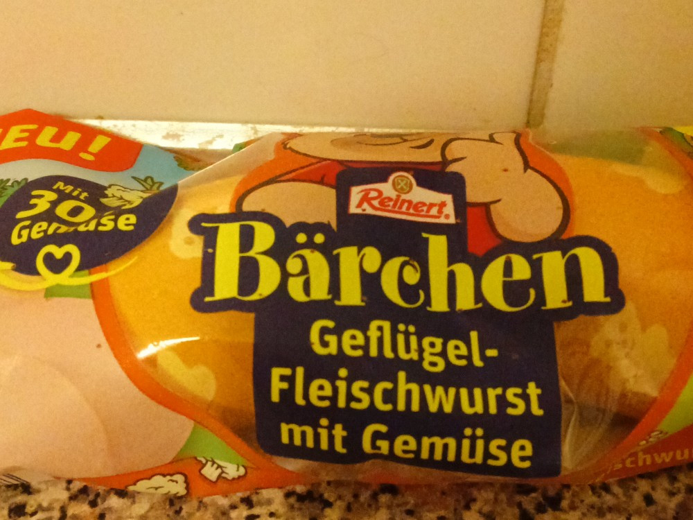 Bärchen Geflügel-Fleischwurst, mit Gemüse von blubbblase | Hochgeladen von: blubbblase