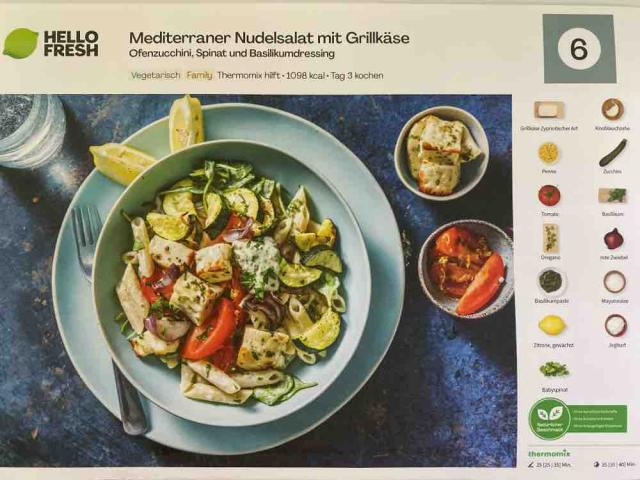 Mediterraner Nudelsalat mit Grillkäse von Bjoern1987 | Hochgeladen von: Bjoern1987