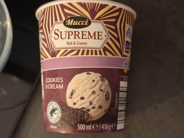 Mucci Supreme Cookies & Cream by debdebgainz | Uploaded by: debdebgainz