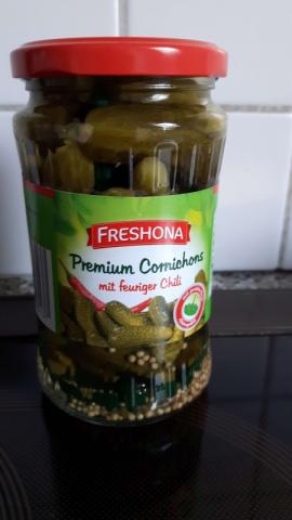 Freshona, Premium Cornichons mit Chili | Hochgeladen von: MasterJoda