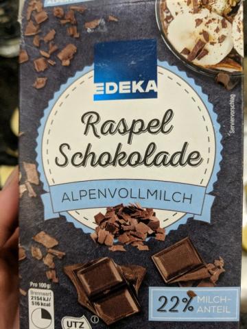 Raspelschokolade, Alpenvollmilch von vickyhann | Hochgeladen von: vickyhann