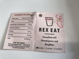 Rex Eat: Cannelloni mit Champignons und Bergkäse, Käse | Hochgeladen von: chriger
