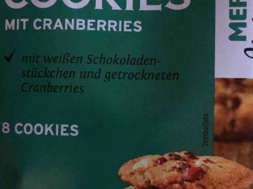 White chocolate Cookies mit Cranberries von suzzi | Hochgeladen von: suzzi