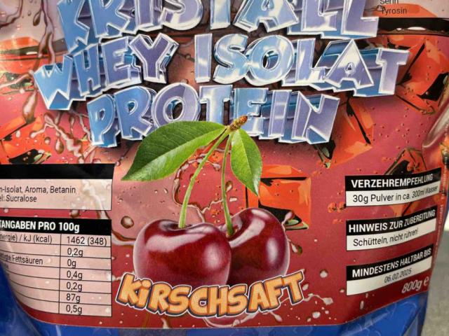 Kristall Whey Isolat Kirschsaft von DavidSchmitz1994 | Hochgeladen von: DavidSchmitz1994