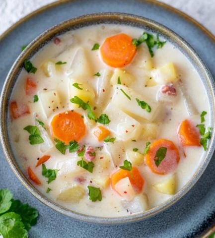 Kohlrabi-Kochschinken Suppe von purpelstons | Hochgeladen von: purpelstons