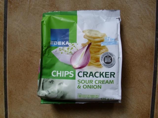 Edeka Chips Cracker, Sour Cream & Onion | Hochgeladen von: Pummelfee71