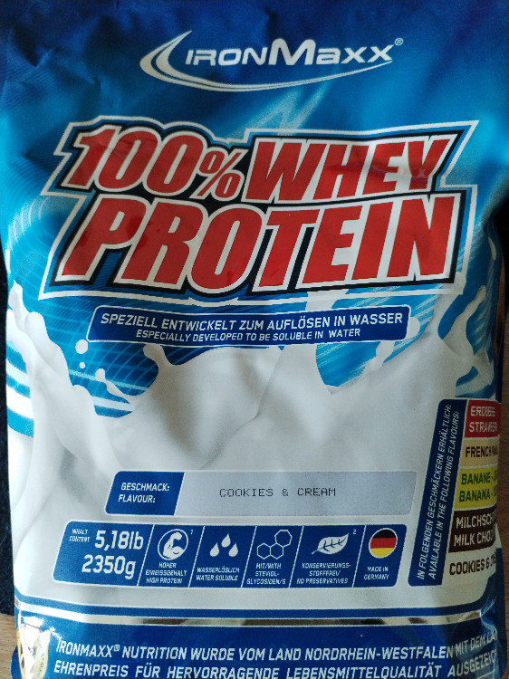 100%  Whey Protein, Cookies  & Cream von Rommel Dommel | Hochgeladen von: Rommel Dommel