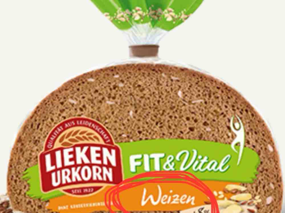 Lieken Fit & Vital Weizen Brot von Goldheinz | Hochgeladen von: Goldheinz